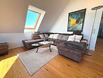 Wohnzimmer - Ferienwohnung ''Meeresrauschen'' Schönberger Strand - Top-Hundeurlaub