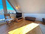 Wohnzimmer - Ferienwohnung ''Meeresrauschen'' Schönberger Strand - Top-Hundeurlaub