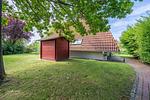 Gartenblick - Ferienhaus "Haus Huck"  Medemsand 14 - Top-Hundeurlaub