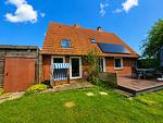 Terrasse - Ferienhaus DEICHSTERN - Top-Hundeurlaub