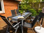 Terrasse - Ferienhaus DEICHSTERN - Top-Hundeurlaub