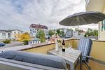Balkon - Sanke Seeluft mit Balkon, Meerblick & nur 200 m zum Strand - Top-Hundeurlaub