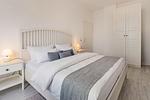 Schlafzimmer - Sanke Seeluft mit Balkon, Meerblick & nur 200 m zum Strand - Top-Hundeurlaub