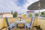 Balkon - Sanke Seeluft mit Balkon, Meerblick & nur 200 m zum Strand - Top-Hundeurlaub