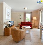 Wohnzimmer - Ferienwohnung 13 - Top-Hundeurlaub