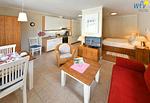 Wohnzimmer - Ferienwohnung 13 - Top-Hundeurlaub