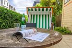 Terrasse - Residenz Bismarck, Whg. 1 - Top-Hundeurlaub