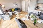 Wohnzimmer - Ringhoog-Hüs, Whg. 1 "Friedrichshain" - Top-Hundeurlaub