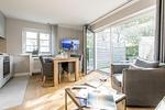 Wohnzimmer - Ringhoog-Hüs, Whg. 1 "Friedrichshain" - Top-Hundeurlaub
