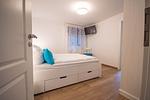 Schlafzimmer - Kapitänshaus FeWo 2 - Top-Hundeurlaub
