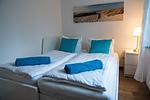 Schlafzimmer - Kapitänshaus FeWo 2 - Top-Hundeurlaub