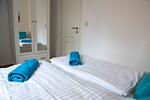 Schlafzimmer - Kapitänshaus FeWo 2 - Top-Hundeurlaub