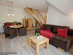 Wohnzimmer - FeWo Friesenmuschel - Hooksiel - Top-Hundeurlaub