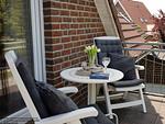 Balkon - FeWo Friesenmuschel - Hooksiel - Top-Hundeurlaub