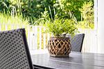 Terrasse mit Sitzecke - Wohnung 02 - Top-Hundeurlaub