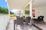 Terrasse mit Sitzecke - Wohnung 02 - Top-Hundeurlaub