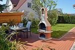 Terrasse - An den Boddenwiesen  - Hinnen - Top-Hundeurlaub