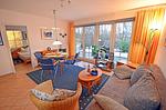 Wohnzimmer - Bernstein Breege - Top-Hundeurlaub