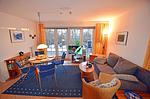 Wohnzimmer - Bernstein Breege - Top-Hundeurlaub