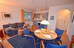 Wohnzimmer - Bernstein Breege - Top-Hundeurlaub
