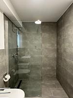 Badezimmer - Schloss Espasingen am Bodensee | Ferienwohnung Johann Sebastian Bach Suite 10 - Top-Hundeurlaub