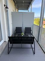 Balkon - Schloss Espasingen am Bodensee | Ferienwohnung René Descartes Suite 16 - Top-Hundeurlaub