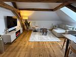 Wohnzimmer - Schloss Espasingen am Bodensee | Ferienwohnung Isabella Leonarda Suite 19 - Top-Hundeurlaub