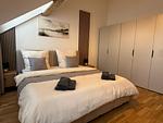 Schlafzimmer - Schloss Espasingen am Bodensee | Ferienwohnung Isabella Leonarda Suite 19 - Top-Hundeurlaub