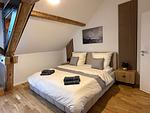 Schlafzimmer - Schloss Espasingen am Bodensee | Ferienwohnung Isabella Leonarda Suite 19 - Top-Hundeurlaub