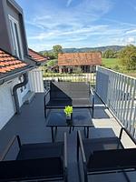 Balkon - Schloss Espasingen am Bodensee | Ferienwohnung Isabella Leonarda Suite 19 - Top-Hundeurlaub