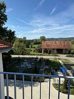 Balkon - Schloss Espasingen am Bodensee | Ferienwohnung Isabella Leonarda Suite 19 - Top-Hundeurlaub