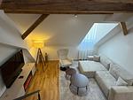 Wohnzimmer - Schloss Espasingen am Bodensee | Ferienwohnung Hans v. Schellenberg Maisonette - Top-Hundeurlaub