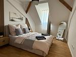 Schlafzimmer - Schloss Espasingen am Bodensee | Ferienwohnung Lady Margaret Cavendish Suite 24 - Top-Hundeurlaub