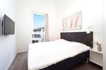 1. Schlafzimmer mit Doppelbett - Wohnung 05 - Top-Hundeurlaub