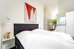 3. Schlafzimmer mit Doppelbett - Wohnung 05 - Top-Hundeurlaub