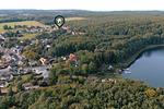 Vogelperspektive - Ferienhaus Waldhaus 6 mit Kamin, Sauna und Terrasse - Top-Hundeurlaub