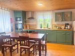 Große Küche mit Essbereich in der Villa Pelle in Fagerhult - Villa Pelle - Top-Hundeurlaub