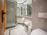 Badezimmer - Komfortplus Ferienwohnung mit 1 Schlafzimmer und Balkon im Obergeschoss (254) - Top-Hundeurlaub