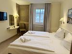 Schlafzimmer - Komfortplus Ferienwohnung mit 1 Schlafzimmer und Balkon im Obergeschoss (254) - Top-Hundeurlaub