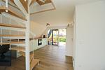 Küche / Küchenzeile - Modernes Nurdachhaus in ruhiger Feriensiedlung direkt am Wittensee mit Seeblick - Top-Hundeurlaub