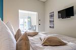 Ferienwohnung Vasco da Gama Suite Ostseebad Wustrow ZweiWasser Alte Seefahrtschule Schlafzimmer - Vasco da Gama Suite - Top-Hundeurlaub