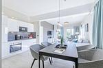 Ferienwohnung Rundblick Ostseebad Wustrow ZweiWasser Alte Seefahrtschule Küche und Essbereich - Rundblick - Top-Hundeurlaub