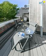 Terrasse - Ferienwohnung Leuchtturm Suite - Top-Hundeurlaub