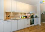 Küche / Küchenzeile - Ferienwohnung Leuchtturm Suite - Top-Hundeurlaub