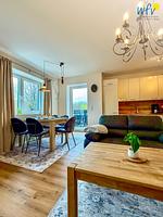 Wohnzimmer - Ferienwohnung Leuchtturm Suite - Top-Hundeurlaub