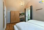 Schlafzimmer - Ferienwohnung Leuchtturm Suite - Top-Hundeurlaub