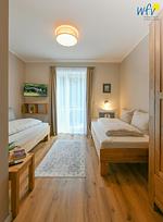 Schlafzimmer - Ferienwohnung Leuchtturm Suite - Top-Hundeurlaub