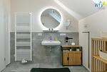 Badezimmer - Ferienwohnung Leuchtturm Suite - Top-Hundeurlaub
