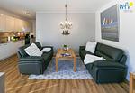 Wohnzimmer - Ferienwohnung Leuchtturm Suite - Top-Hundeurlaub