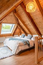 Schlafzimmer - Ferienwohnung 'Haferkammer' in Brodersby an der Schlei - Top-Hundeurlaub
